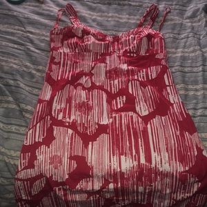 Bright Red Summer Dress.